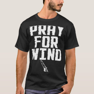 T-shirt Windsurfer Prière pour Wind Beach Wave Riding Wind