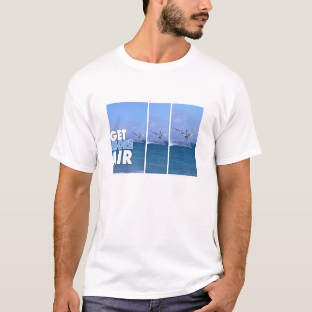 T-Shirt Windsurfeur dans les airs (Devant)