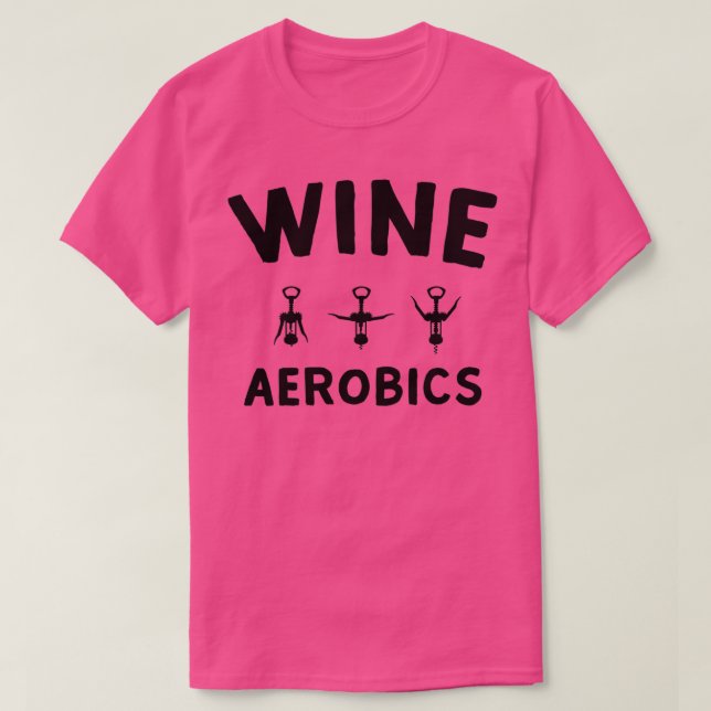 T-shirt Wine aerobics 4 (Design devant)