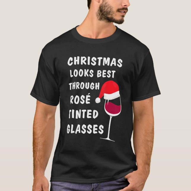 T-shirt Wine   for christmas  Ugly xmas 2 (Devant)