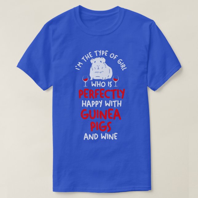 T-shirt Wine Guinea pig Premium  (Design devant)