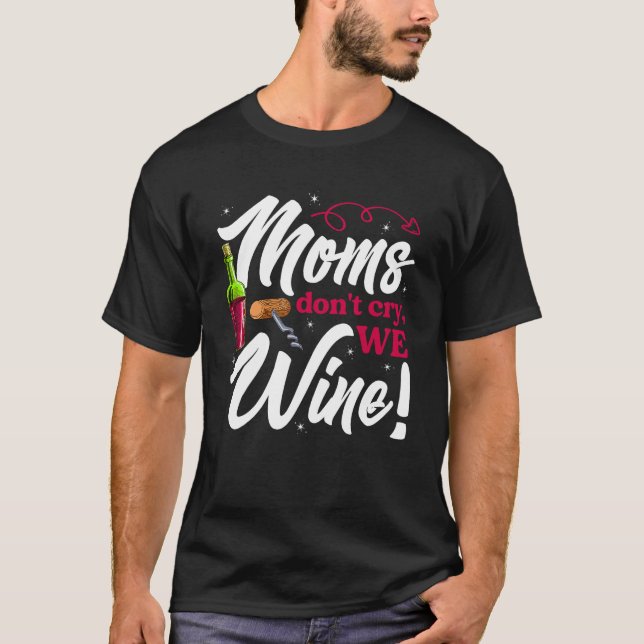 T-shirt Wine Loving Mothers Day For Mom Drinking (Devant)