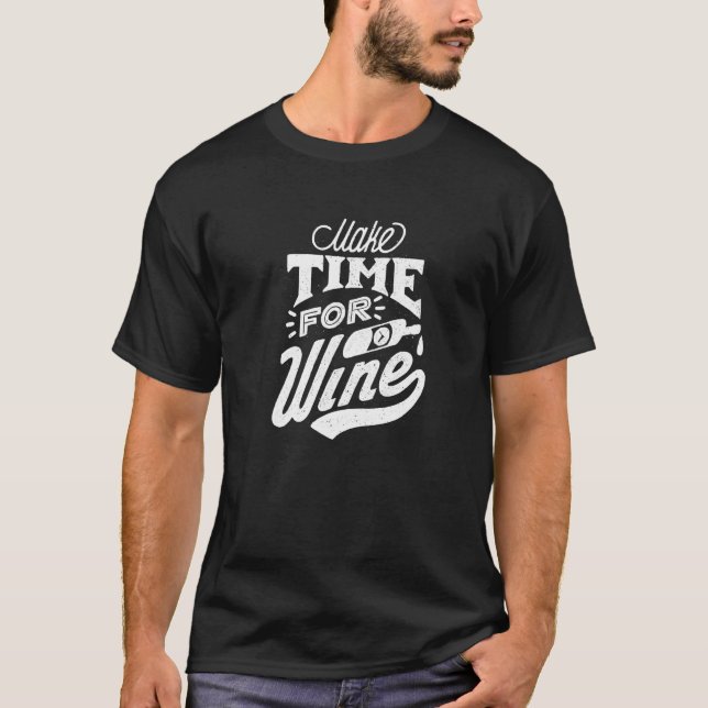 T-shirt wines wine drinker wine drinker wine  wine  wine   (Devant)