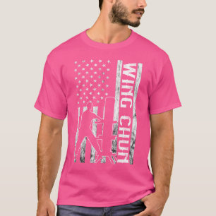 T-shirt Wing Chun America Vintage Usa Kung Fu Chinese Mart