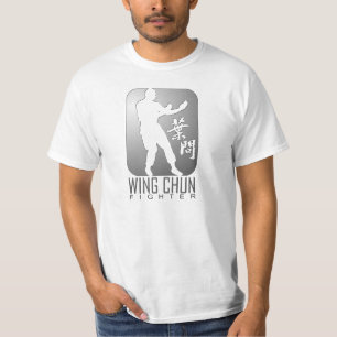 T-shirt Wing Chun Fighter (Argent)