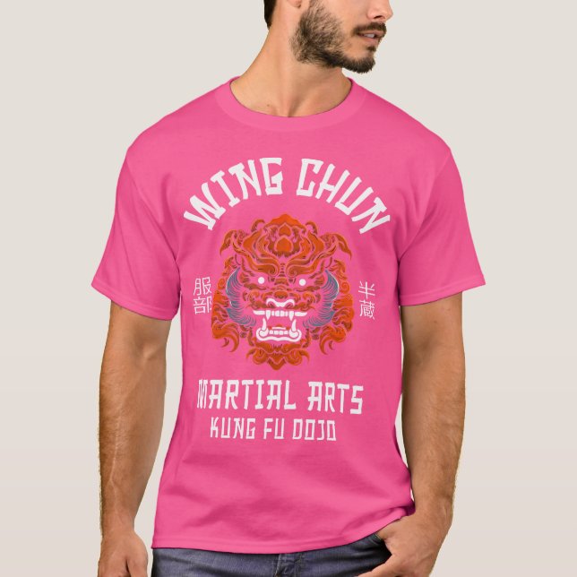T-shirt Wing Chun Kung Fu Arts martiaux (Devant)