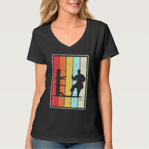 T-shirt Wing Chun Retro Kung Fu Martial Art Karaté Vintage