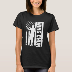 T-shirt Wing Chun US Flag Wing Chun Fighter