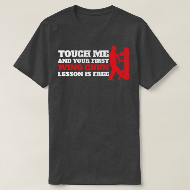 T-shirt Wing Chun Vintage chinois (Design devant)