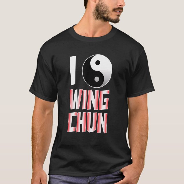 T-shirt Wing Chun Wing Tsun Kung Fu Mial Combat Sports Clu (Devant)