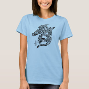 T-shirt Wing Dragon Femme American Apparel Fine Jersey