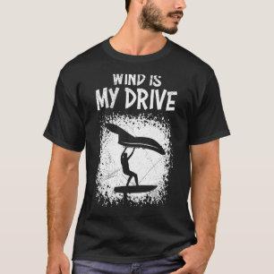 T-shirt Wing Foil Dit Vent Ist Mein Antrieb Wing Surf