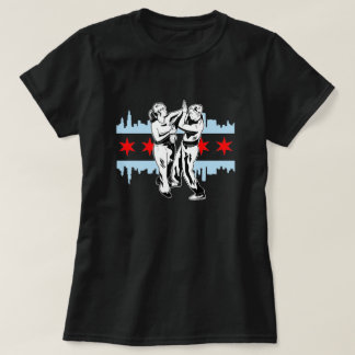 T-shirt Wing Tsun Chicago Skyline