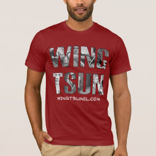 T-shirt Wing Tsun Illinois Red Tee avec bande dessinée re