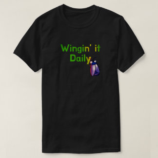 T-shirt Wingin It Daily Funny Bug Humor