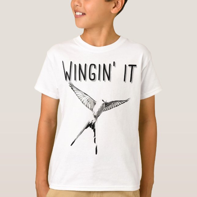 T-shirt Wingin' It - Jeu du comité Wingspan (Devant)