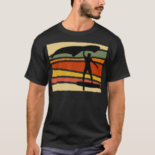 T-shirt Wingsurf Wingfoil Wing Surf à huile Rétro Surfer