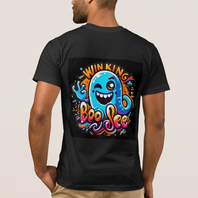 T-shirt Winking Boo Jee ghost (Dos)