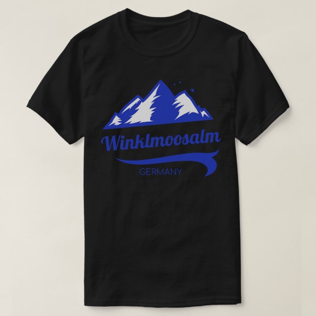T-shirt Winklmoosalm ski Allemagne 1 (Design devant)
