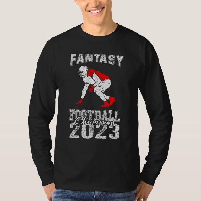 T-shirt Winner Fantasy Football Champion  Fantasy League C (Devant)