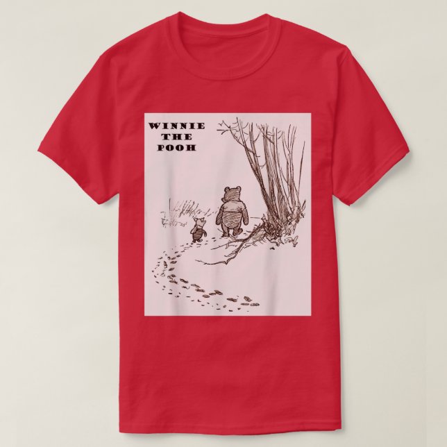 T-shirt Winnie Bear et Cochon 1926 (Design devant)