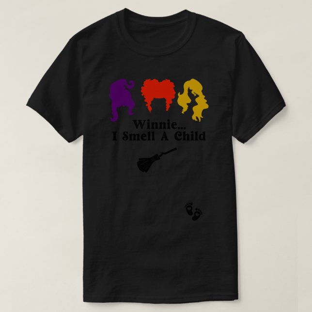 T-shirt Winnie Je Sens Un Enfant (Design devant)