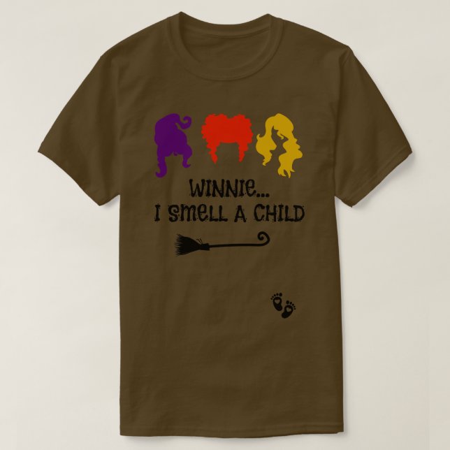 T-shirt Winnie Je Sens Un Enfant 2 (Design devant)