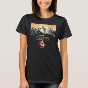 T-shirt winnipeg canada Skyline Vacances Souvenir ville