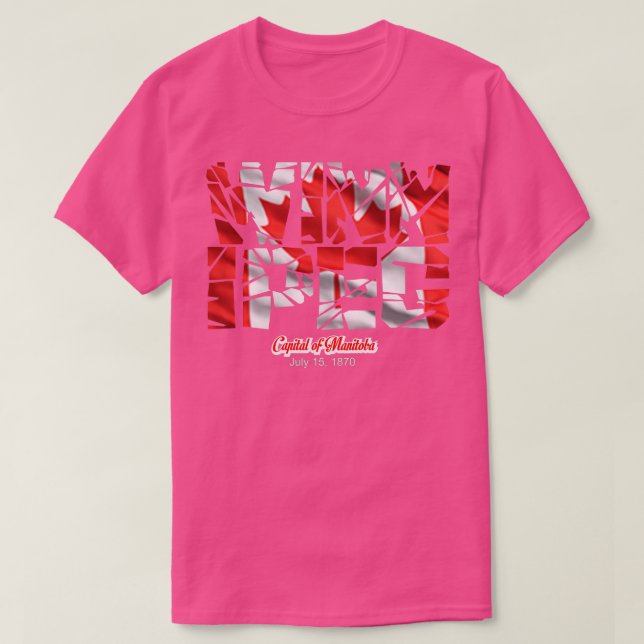 T-shirt Winnipeg Capitole du Manitoba Canada (Design devant)