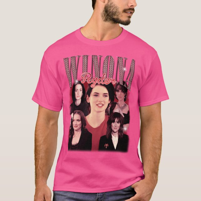 T-shirt Winona Ryder Retro Bootleg Retro Bootleg (Devant)