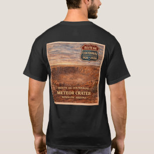 T-shirt Winslow Arizona Cratère de météorite Centenaire