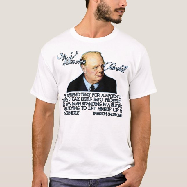 T-shirt Winston Churchill (Devant)
