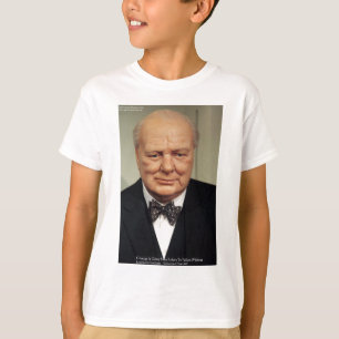 T-shirt Winston Churchill Échec Sagesse Citation Cadeaux