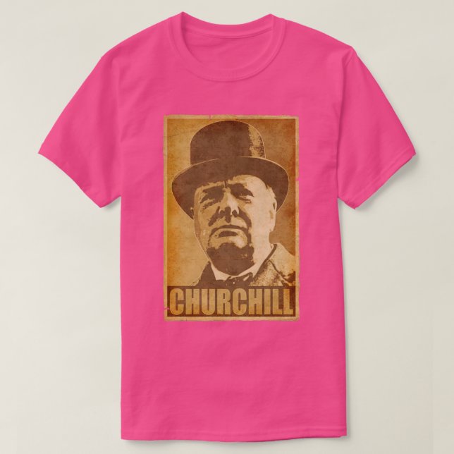 T-shirt Winston Churchill Hope (Design devant)