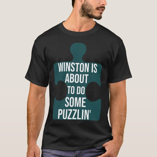 T-shirt Winston est sur le point de faire des nouvelles fi (Devant)