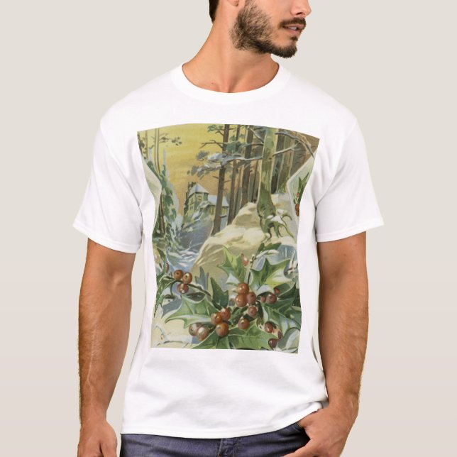 T-shirt Winter House Vintage (Devant)