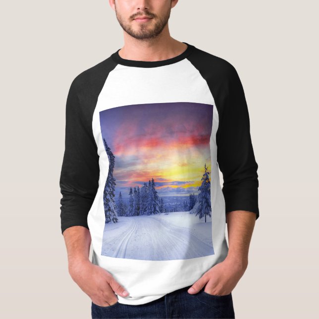 T-shirt Winter scenery  (Devant)
