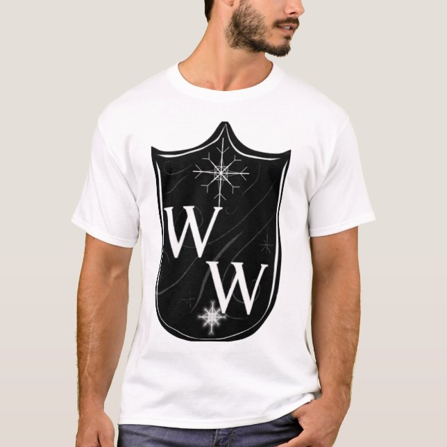 T-shirt Winter War Snowflake & Shield (Devant)