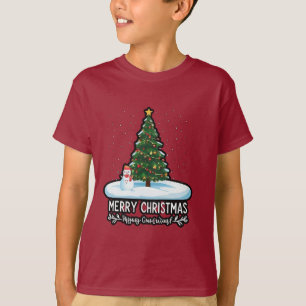 T-shirt "Winter Wonderland : Arbres de Noël, Snowmen & Rei