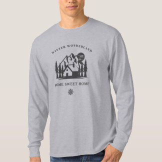 T-shirt Winter Wonderland, Home Sweet Home Winter House