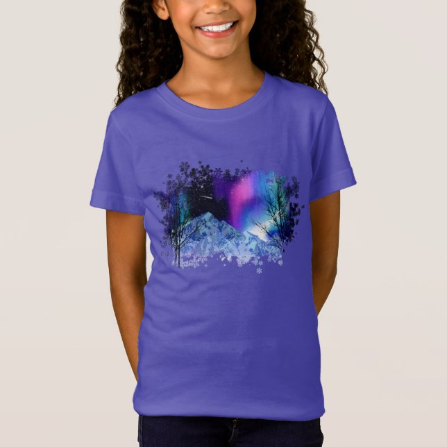 T-shirt Winter Wonderlights (Devant)