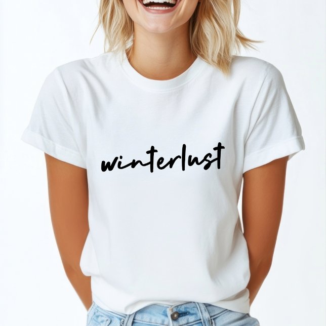 T-shirt Winterlust | Noël minimaliste moderne hiver (Créateur téléchargé)