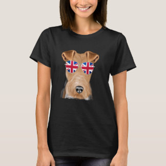 T-shirt Wire Fox Terrier Dog Royaume-Uni Lunettes de solei