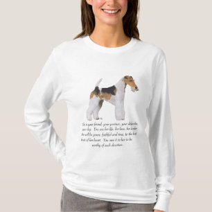 T-shirt Wire Fox Terrier Mémorial FEMELLE