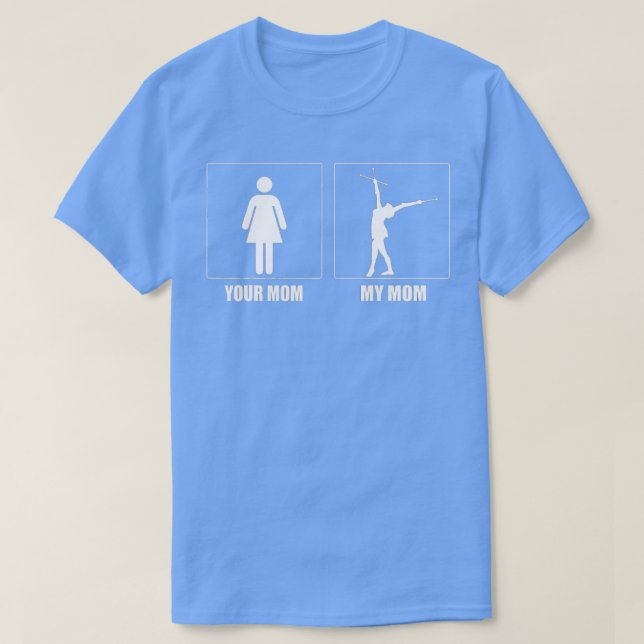T-shirt wirl maman twirler baton twirling 1 (Design devant)
