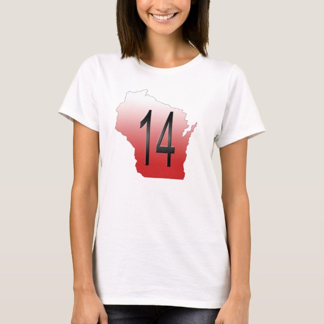 T-shirt Wisconsin 14 (Devant)