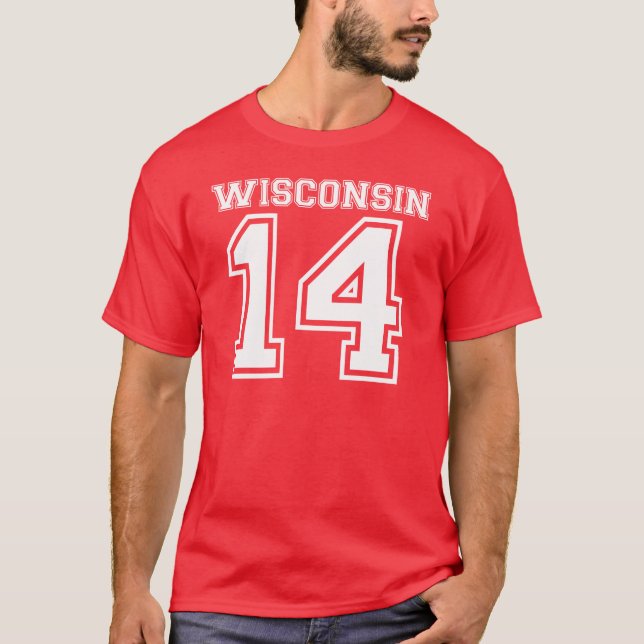 T-shirt Wisconsin 14 (Devant)