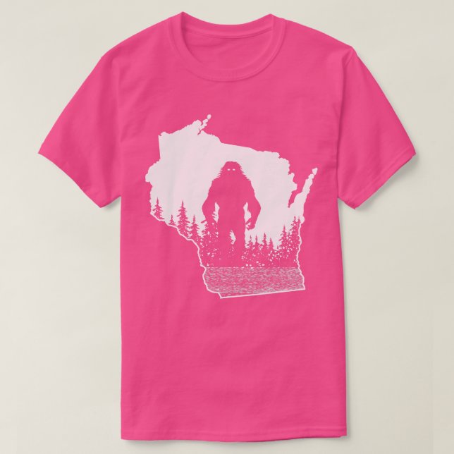 T-shirt Wisconsin Bigfoot (Design devant)