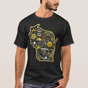T-shirt Wisconsin Sports Cool S -