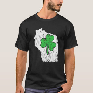 T-shirt Wisconsin State St Patrick S Day Wisconsin Green S